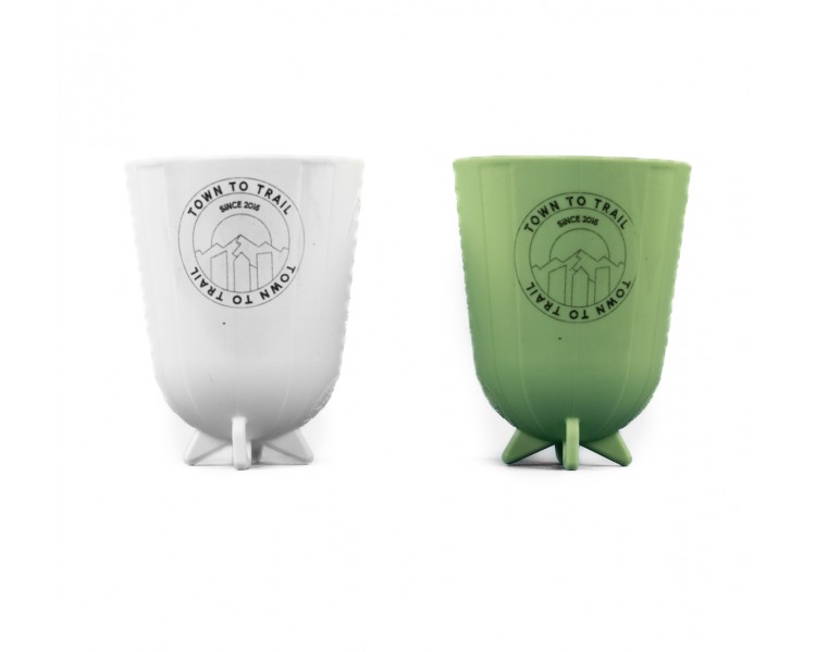 Eco run cup blanc