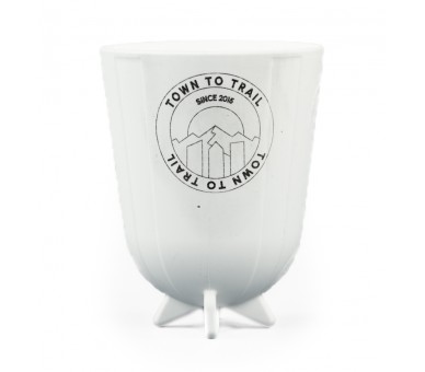 Eco run cup blanc